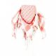 Arafat scarf - Red & White (šatka) I CDAQUARIUS.COM Rock Shop