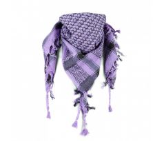 Arafat scarf - Black & Purple