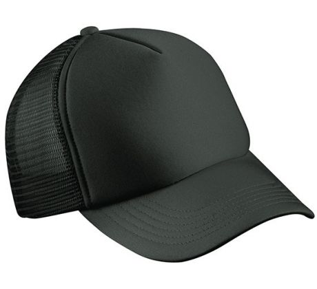 Šiltovka - Trucker Mesh Cap - Full Black I CDAQUARIUS.COM Rock Shop