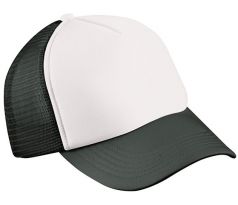 Šiltovka - Trucker Mesh Cap - White & Black I CDAQUARIUS.COM Rock Shop