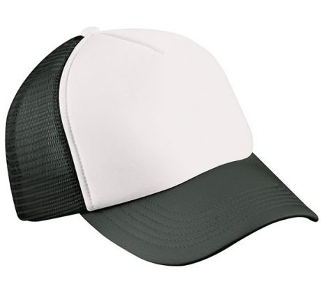 Šiltovka - Trucker Mesh Cap - White & Black I CDAQUARIUS.COM Rock Shop