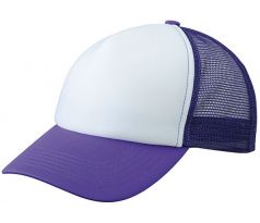 Šiltovka - Trucker Mesh Cap - White & Purple I CDAQUARIUS.COM Rock Shop