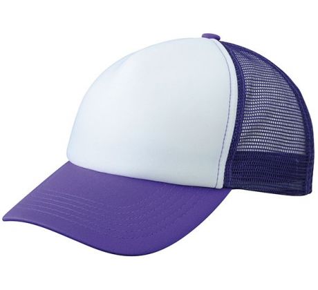 Šiltovka - Trucker Mesh Cap - White & Purple I CDAQUARIUS.COM Rock Shop