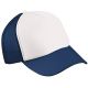 Šiltovka - Trucker Mesh Cap - White & Navy Blue I CDAQUARIUS.COM Rock Shop