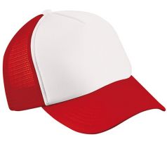 Šiltovka - Trucker Mesh Cap - White & Red I CDAQUARIUS.COM Rock Shop