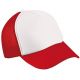 Šiltovka - Trucker Mesh Cap - White & Red I CDAQUARIUS.COM Rock Shop