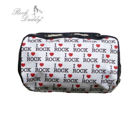 ROCK DADDY Bag - I Love Rock - Cosmetic Bag I CDAQUARIUS.COM Rock Shop