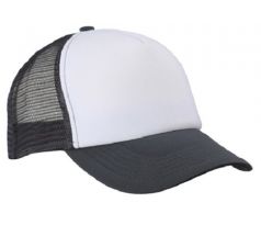 Šiltovka - Trucker Mesh Cap - White & Graphite I CDAQUARIUS.COM Rock Shop